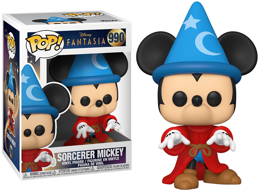 Funko Pop! Disney Fantasia – Sorcerer Mickey 80th Anniversary, Vinyl Figure #990 – COOLMERCH
