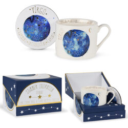 Summer Thornton: Signs of the Zodiac (Virgo) - Five China Mug & Cork Backed Coaster