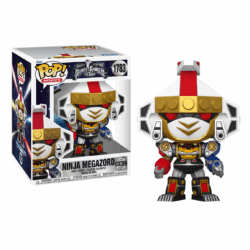 Funko POP! Movies: Mighty Morphin Power Rangers: The Movie – Ninja Megazord (Metallic), Super Sized Vinyl Figure #1783