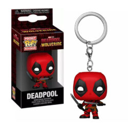 Funko Pocket POP! Deadpool & Wolverine – Deadpool, Vinyl Bobble-Head Figure Keychain