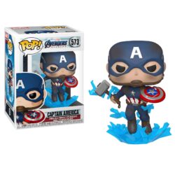 Funko POP! Marvel: Avengers Endgame - Captain America, Vinyl Bobble-Head Figure #573