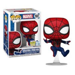 Funko POP! Marvel: Sensational Spider-Man (Funko 2025 Summer Convention - Limited Edition), Vinyl Bobble-Head Figure #1507
