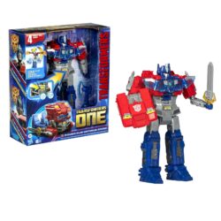 Hasbro: Transformers One Movie - Power Flip Optimus Prime (Orion Pax) Action Figure