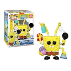 Funko POP! Animation: Spongebob SquarePants - Spongebob Cleaning (Funko 2025 Summer Convention - Limited Edition), Vinyl Figure #2001