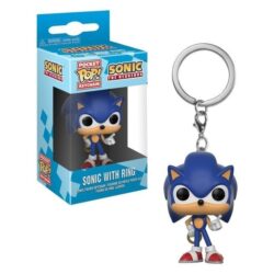 Funko Pocket POP! Sonic the Hedgehog – Sonic with Ring, Vinyl Figure Keychain