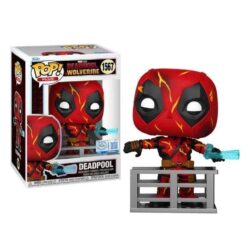 Funko POP! Plus: Marvel’s Deadpool & Wolverine – Deadpool (Special Edition), Vinyl Bobble-Head Figure #1567