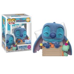 Funko POP! Plus: Disney's Lilo and Stitch – Sleeping Stitch in Box (Flocked) (Special Edition), Vinyl Figure #1607