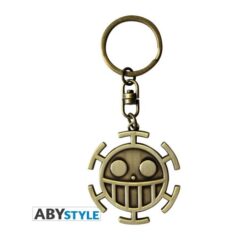 One Piece - Trafalgar Law Logo 3D Metal Keychain