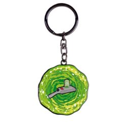 Rick & Morty - Portal Gun Moving Keychain