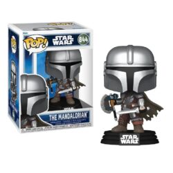 Funko POP! Star Wars: The Mandalorian & Grogu – The Mandalorian, Vinyl Bobble-Head Figure #844