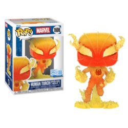 Funko POP! Marvel – Spider-Man Mash-Up: Human Torch (Special Edition), Vinyl Bobble-Head Figure #1606