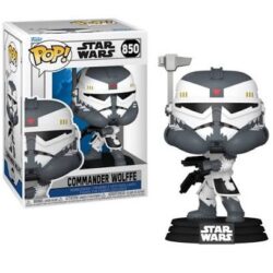 Funko POP! Star Wars - Commander Wolffe, Vinyl Bobble-Head Figure #850